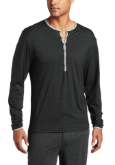 C In2 Mens Pop Color Long Sleeve Henley